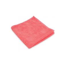Lavette micro fibre rouge les 5 